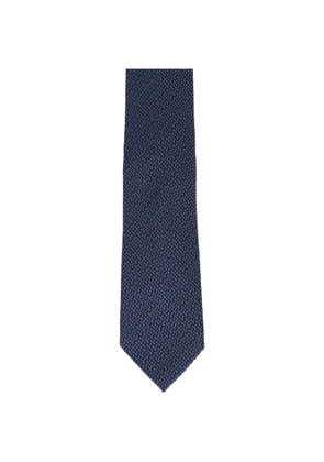 TOM FORD basket-weave tie - Blue