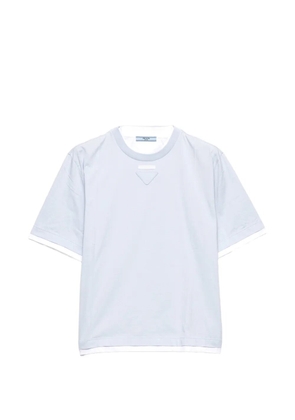 Prada cotton jersey T-shirt - Blue