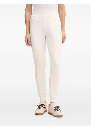 Armani Exchange logo-print elasticated-waist track pants - Neutrals