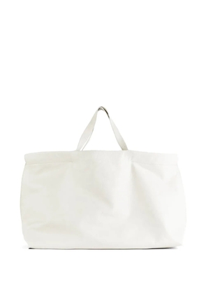 bea mombaers leather tote bag - White