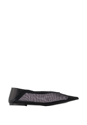 ANINE BING Aneka mesh ballet flats - White
