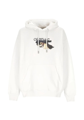 Off-White logo-print hoodie