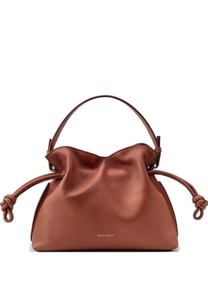 Esin Akan medium Emma leather tote bag - Brown