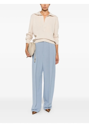 Victoria Beckham tailored pleated trousers - Blue