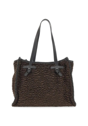 MARCELLA CLUB Marcella animal-pattern tote bag - Brown