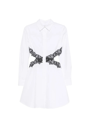 Viktor & Rolf lace-trim cut-out mini dress - White