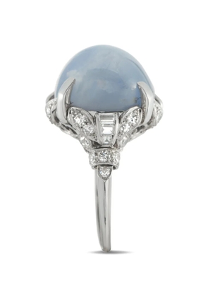 LB Exclusive sapphire and diamond ring - Silver