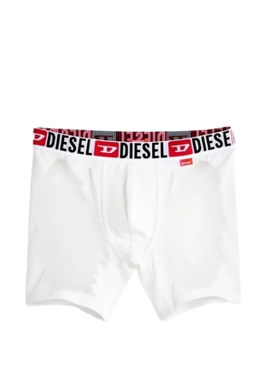 Diesel x Tinder logo-waistband sheer-panel boxer briefs - White