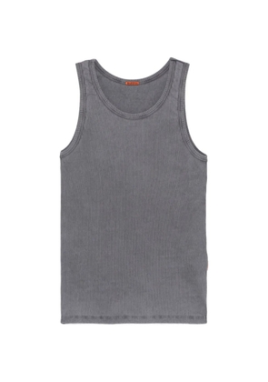Barena ribbed-knit round-neck vest - Grey