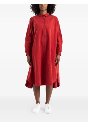 Casey Casey Yuri midi shirt dress - Red