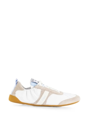 Chloé Kick suede-panelled sneakers - White