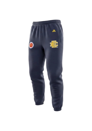 ERIC EMANUEL x Adidas McDonald's logo-patch track pants - Blue