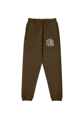 ERIC EMANUEL logo-print track pants - Brown