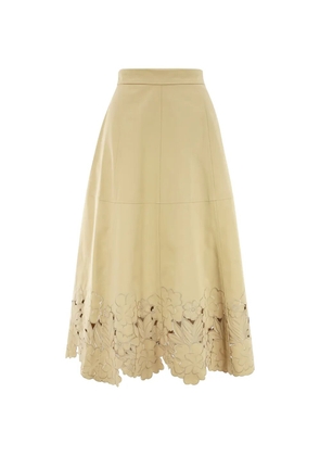 Christy Lynn Bobbi midi skirt - Neutrals