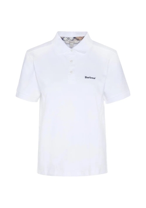 Barbour Bowford logo-embroidered polo shirt - White