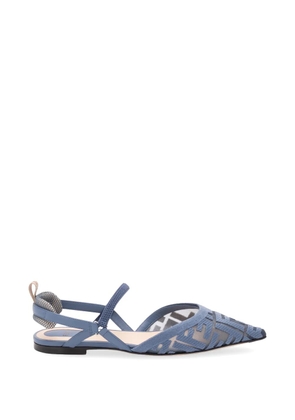 FENDI Colibrì FF-motif pumps - Blue