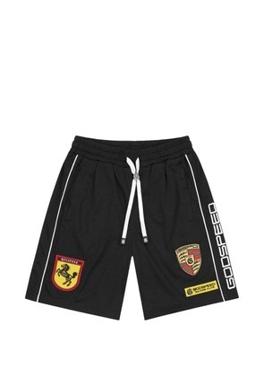 GODSPEED logo-patch mesh shorts - Black