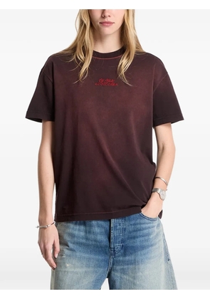 Off-White x AC Milan faded-effect T-shirt - Red