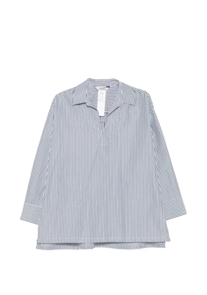 'S Max Mara vertical-stripe long-sleeve shirt - Green