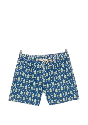 MC2 Saint Barth printed swim shorts - Blue