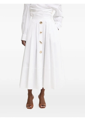 SIMONA CORSELLINI pleated skirt - White