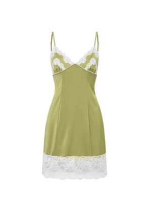 Chloé lace-trim nightdress - Yellow