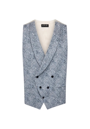 LUIGI BIANCHI MANTOVA LBM 1911 double-breasted waistcoat - Blue