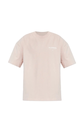 AllSaints Underground logo-print T-shirt - Pink