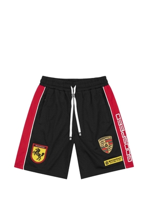 GODSPEED logo-patch mesh shorts - Black