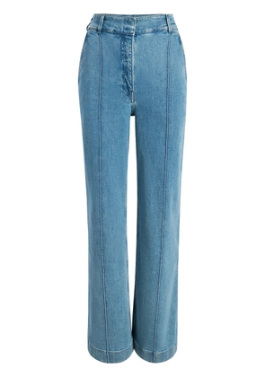 Another Tomorrow high-waisted straight-leg jeans - Blue