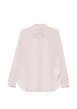 The Frankie Shop sheer button-up shirt - Pink