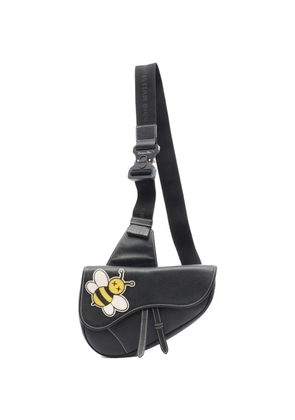 Christian Dior Pre-Owned 2010s Saddle Kaws bee body bag - Black