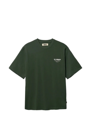 Woodbird Baine Wok graphic-print cotton T-shirt - Green