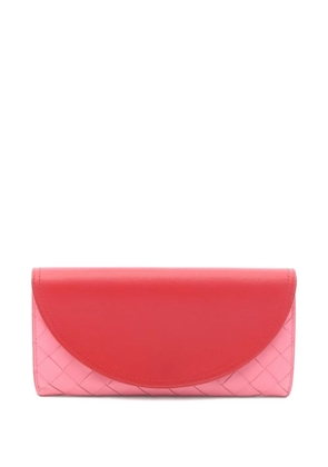 Bottega Veneta Pre-Owned 2010s Intrecciato bi-fold long wallet - Red