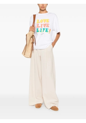 Weekend Max Mara pleated wide-leg trousers - Neutrals