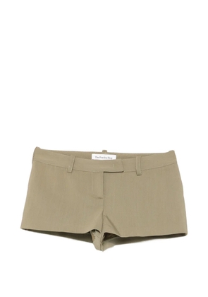 The Frankie Shop belt-loop concealed-fastening shorts - Green