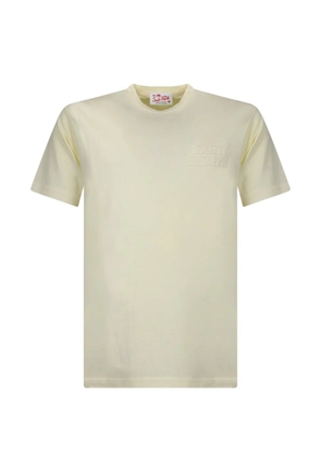 MC2 Saint Barth logo-embossed cotton T-shirt - Neutrals