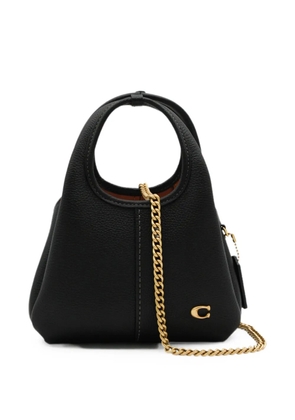 Coach grained leather shoulder bag - Black