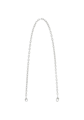 Judith Leiber lobster-claw-fastening chain shoulder strap - Silver