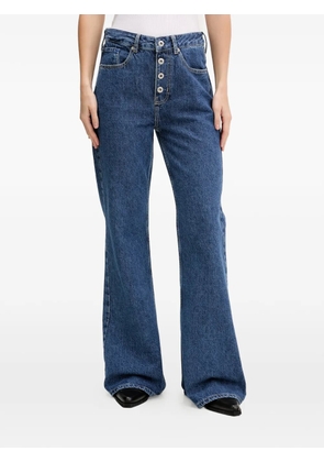 Karl Lagerfeld Jeans button-fly flared jeans - Blue