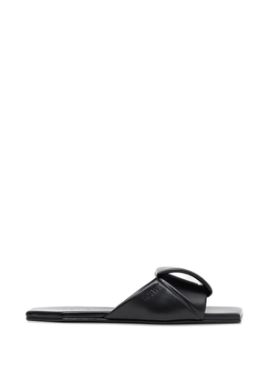 LOEWE Origami square-toe sandals - Black