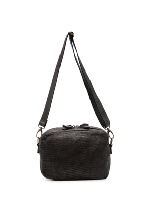 SOMMET Arlo Petalino textured leather shoulder bag - Brown