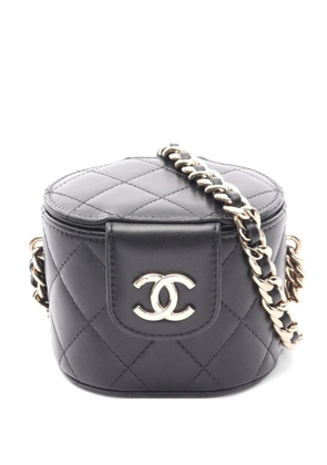 CHANEL Pre-Owned 2021-2022 mini Vanity cross body bag - Black