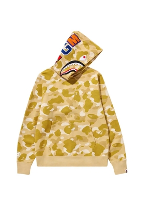 A BATHING APE® camouflage-pattern hoodie - Yellow