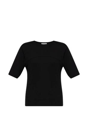 Jil Sander back-slit top - Black