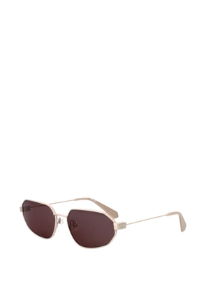 Calvin Klein Jeans geometric-frame sunglasses - Neutrals