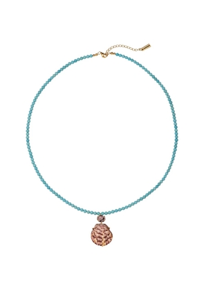 Jennifer Behr Deidre shell-pendant necklace - Gold