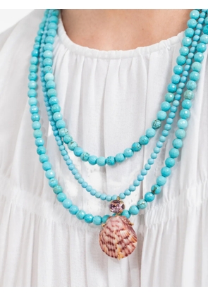 Jennifer Behr Deidre shell-pendant necklace - Gold