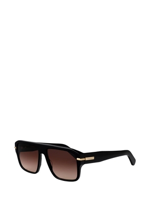 Ferragamo Eyewear geometric-frame sunglasses - Black