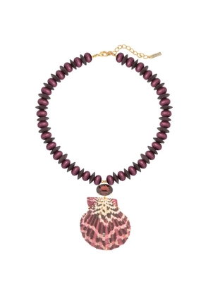 Jennifer Behr Miranda shell-pendant necklace - Gold